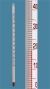 Einfachtyp-Thermometer, Stabform, Eintauchtiefe total
