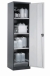 Fl&uuml;gelt&uuml;renschrank CS-Classic 545 x 520 x 1950 mm (BxTxH), RAL 7016 3 Fachb&ouml;den, 1 Bodenauffangwanne,