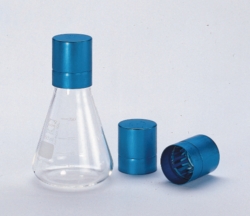 Erlenmeyer-CAP-Kappen, Aluminium