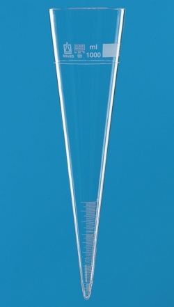 Sedimentiergef&auml;&szlig;e nach Imhoff, Borosilikatglas 3.3.