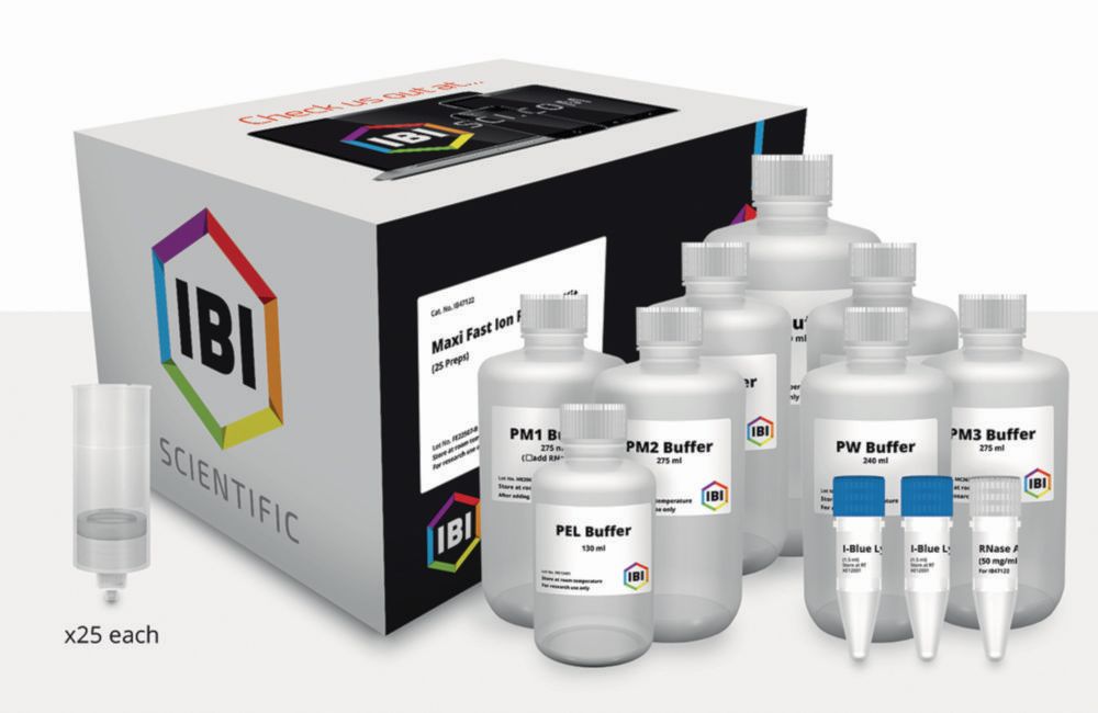 Plasmidreinigungs-Kits Maxi Fast Ion