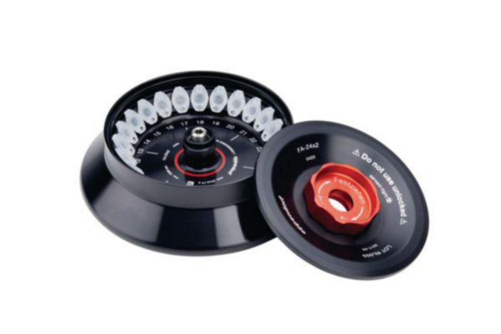 Rotor FA-24x2, aerosoldicht, inkl. Rotordeckel, aerosoldicht, für 24 × 1,5/2,0-mL-Gefäße, für Centrifuge 5420