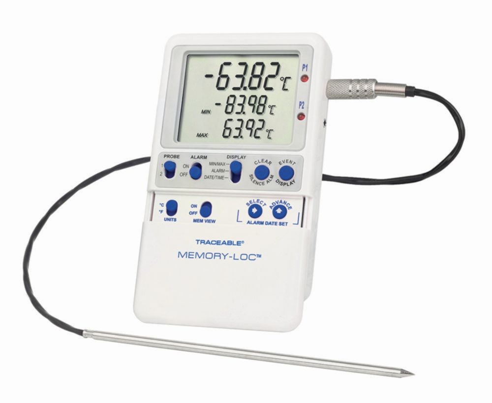 Temperaturdatenlogger Traceable<sup>®</sup> Memory-Loc™, mit 1 Einstechfühler