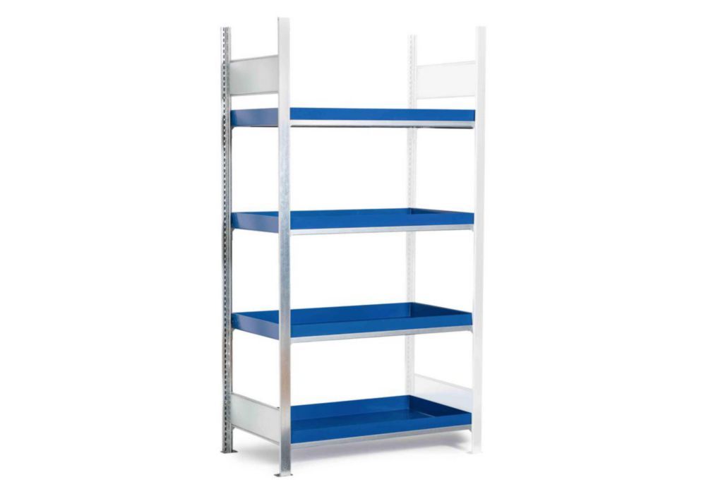 Gefahrstoffregal (Anbau) 4x Stahlwanne 1012x637x2000