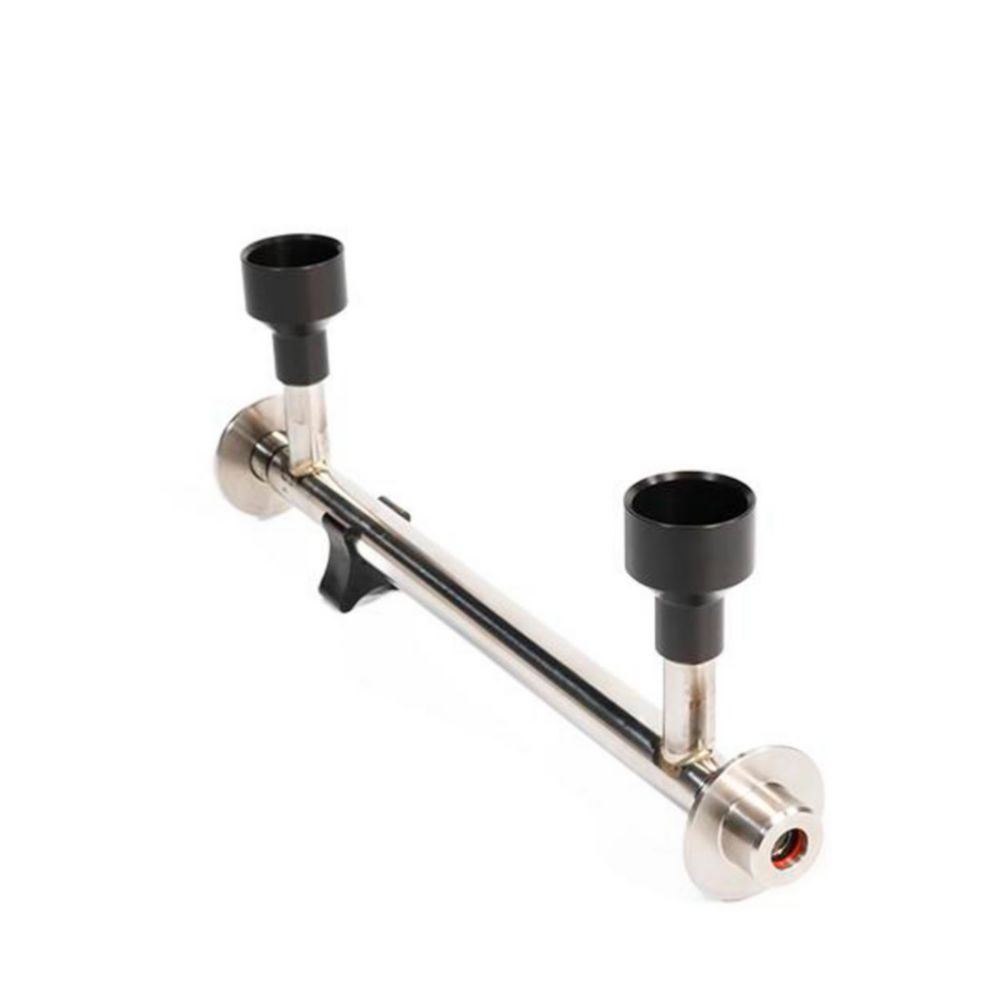 Polarimeterr&ouml;hre, XPC, Edelstahl Kieselglasfenster, 200 mm