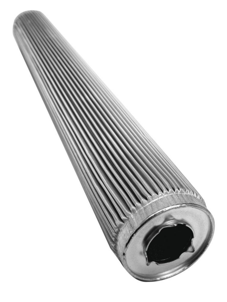 Mikrofilter-Einsatz, 250 Mikron. Mikrofilter-Gehäuse aus Edelstahl