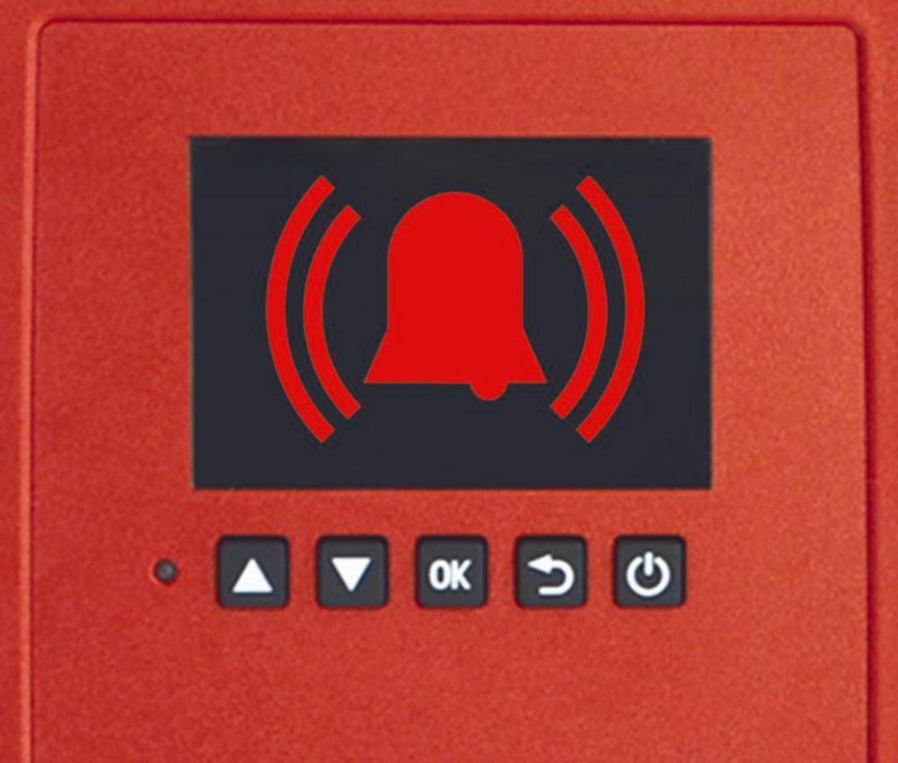 Alarmsystem, batteriegepuffert zur Aufrechterhaltung von Temperaturanzeige, Alarmmeldungen und Kommunikation