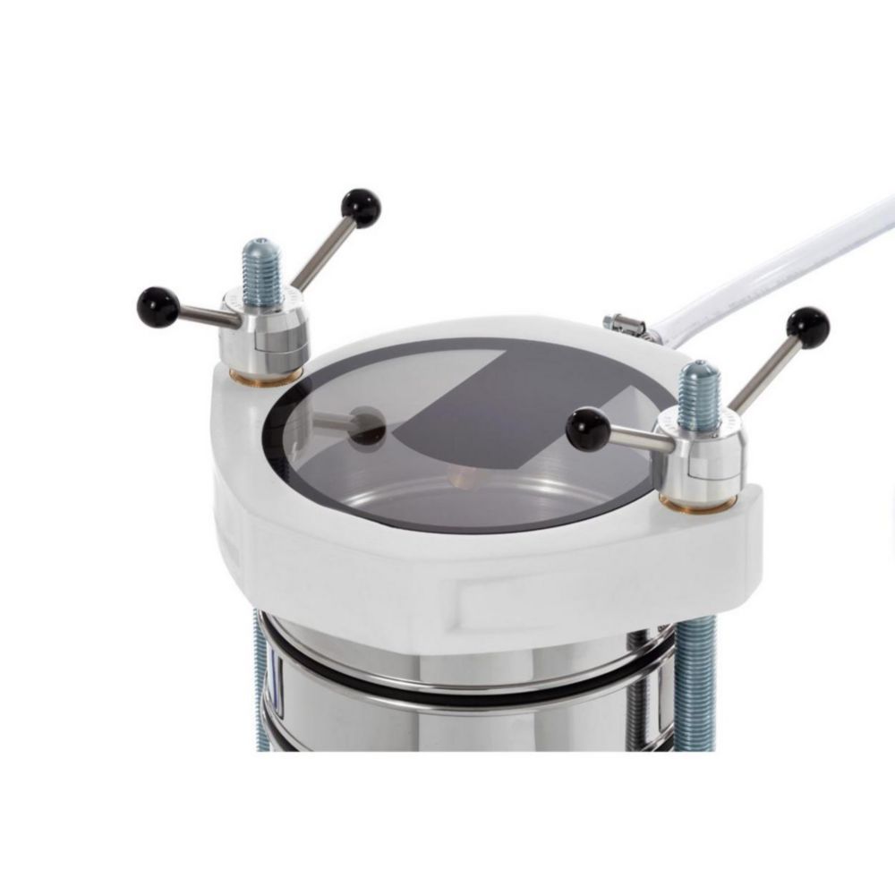 Maschinendeckel mit Vollkegeld&uuml;se und Schauglas f&uuml;r EML Remote