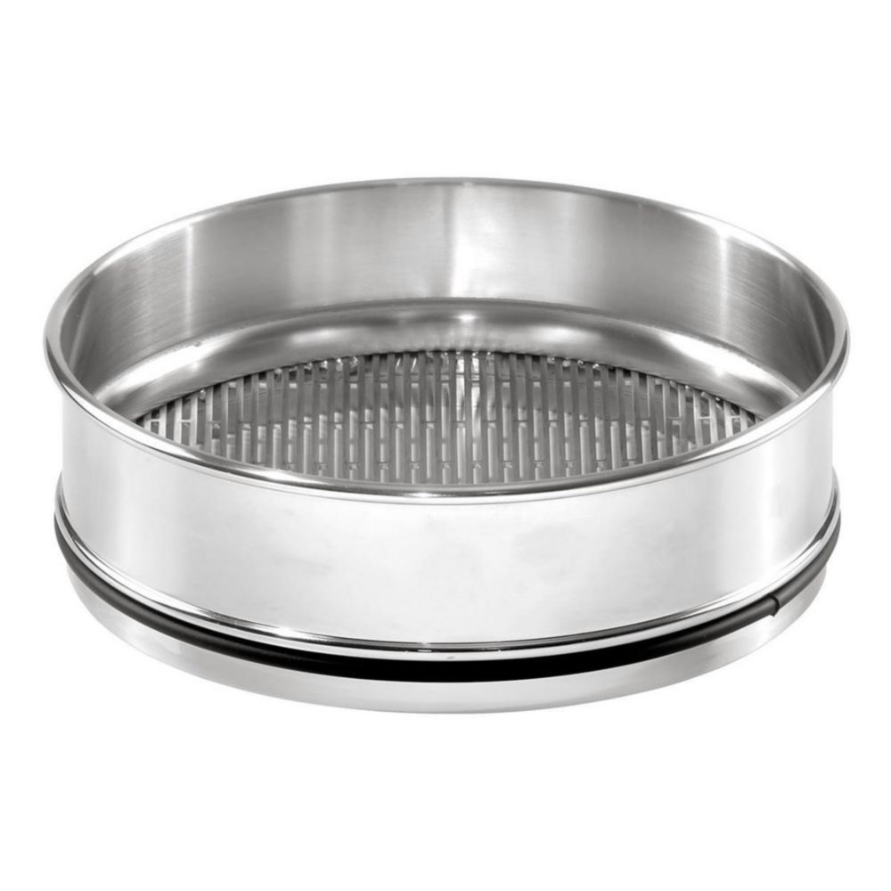 Tabaksiebe mit Edelstahlrahmen 200x50mm Edelstahllochbleche mit Langlochung w 2,00x50mm