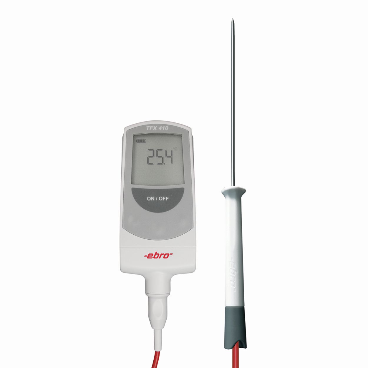 Labor-Thermometer Set TFX 410-1, mit Temperaturfühler TPX 400