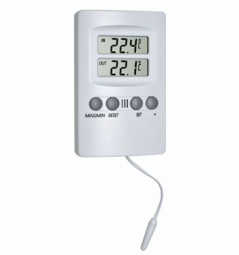 Digitales Min./Max.-Innen/Außen-Thermometer mit Sensor