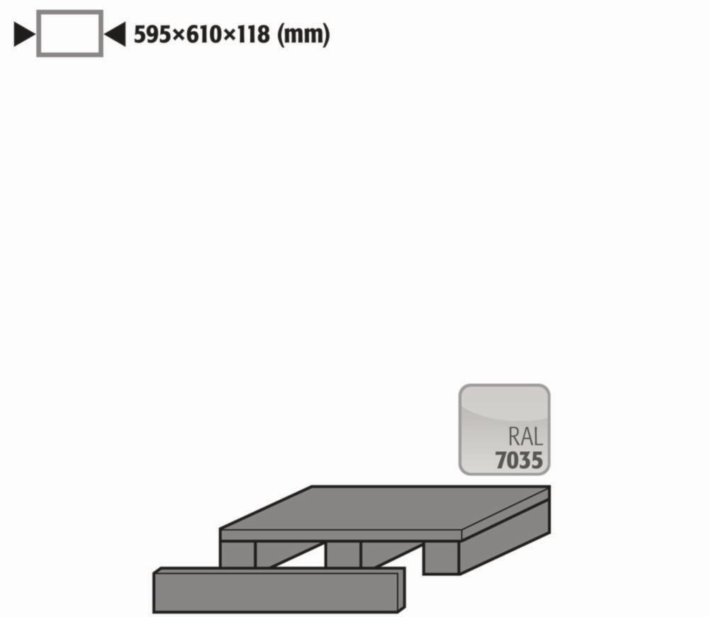 Sockel, Dauerunterfahrbar H 118 mm, für VBF/VBFT196.60