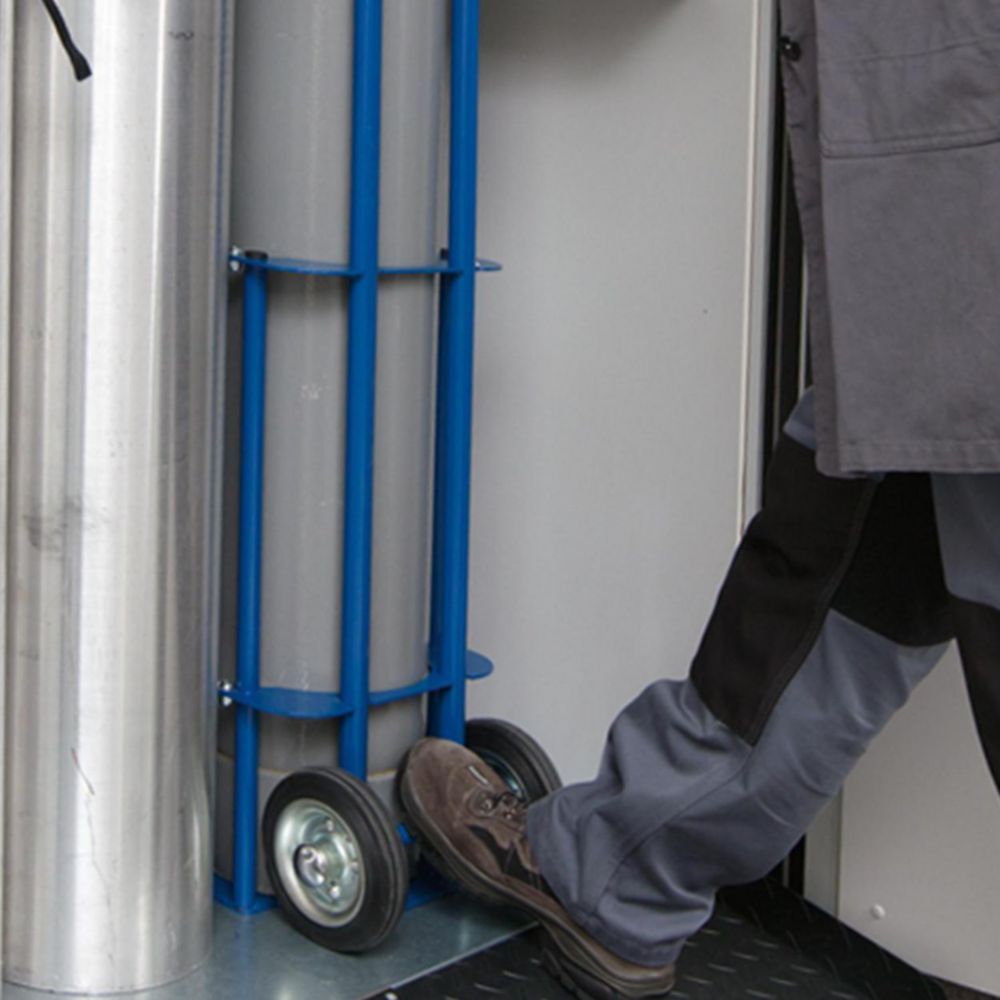 Gasflaschenwagen für 1x50 oder 2x10 Liter Flaschen
