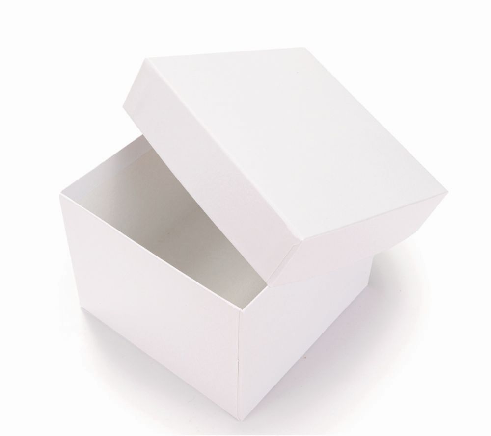 Kryoboxen, kunststoffbeschichtet, weiß, ohne Rastereinsatz