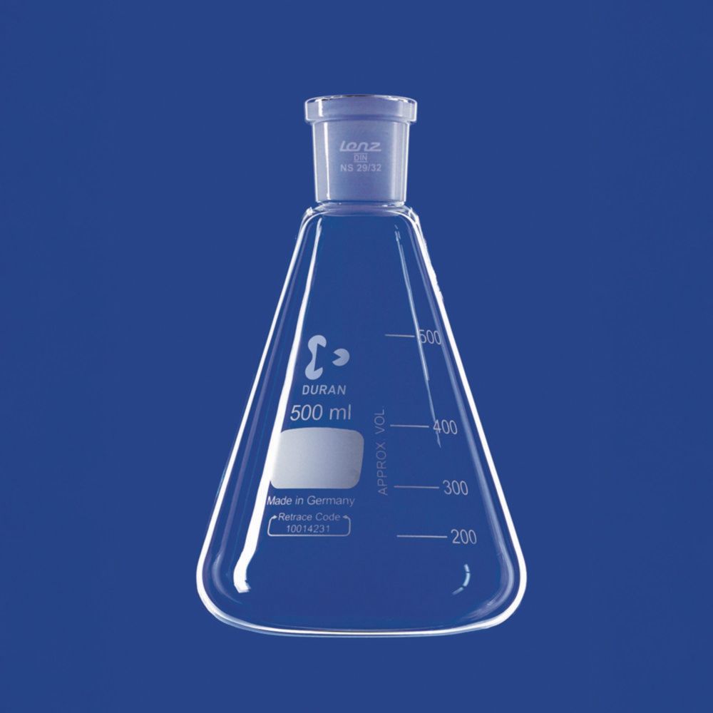 Erlenmeyerkolben mit Normschliff, DURAN<sup>®</sup>
