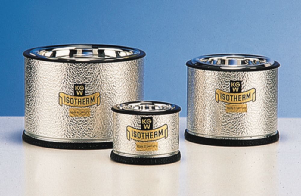 Dewargefäße, Schalenform, für CO<sub>2</sub> und LN<sub>2</sub>