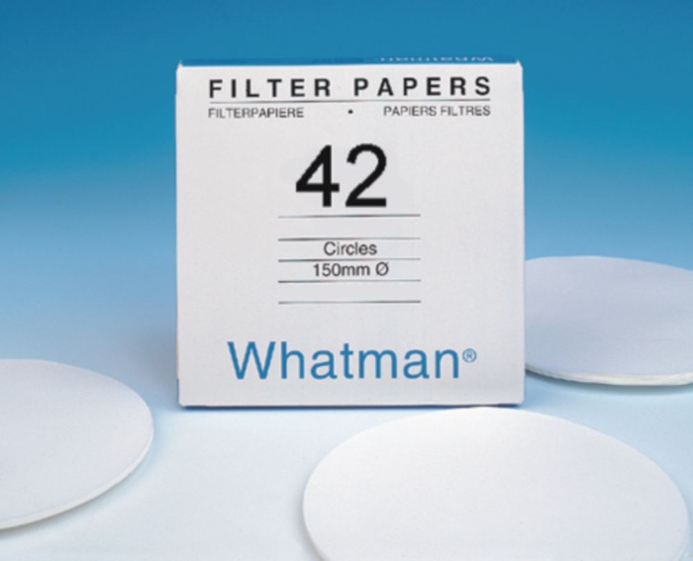 Filtrierpapiere Typ 42, quantitativ, Rundfilter