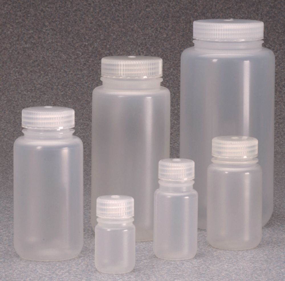 Weithalsflaschen Nalgene™ Economy, PPCO, mit Schraubverschluss, PP