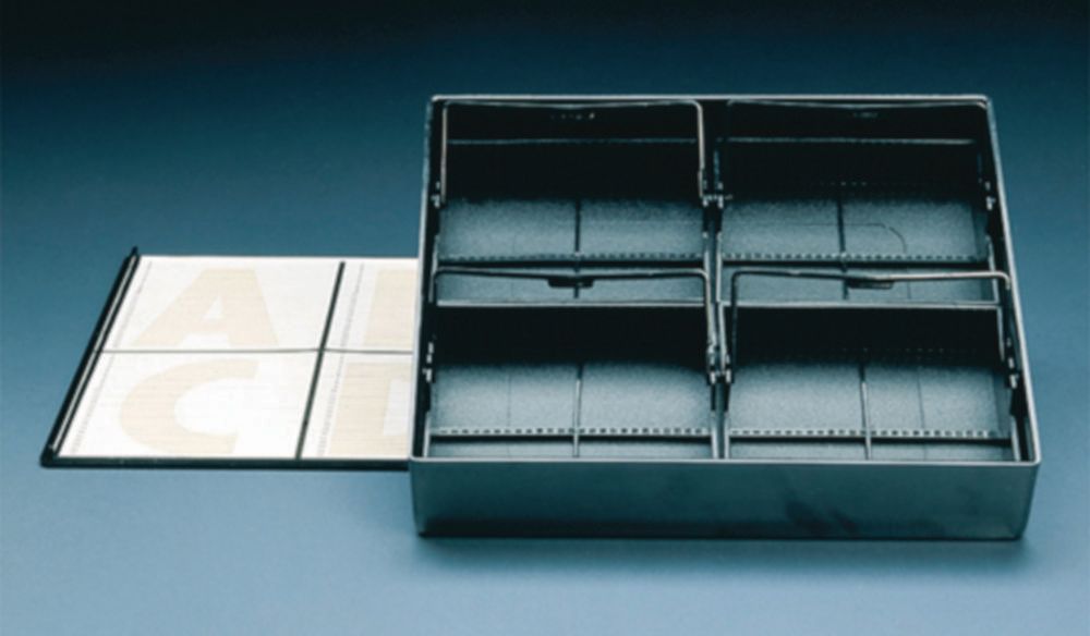 Färbetröge / Objektträgerbehälter ohne Einsatz