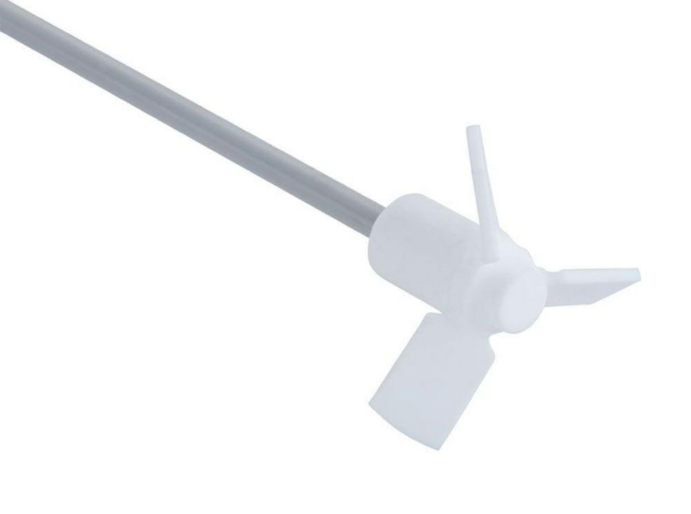 Propellerrührer R 1389, 3flg. PTFE - beschichtet, Rührer Ø, Schaft Ø, Schaft Länge,