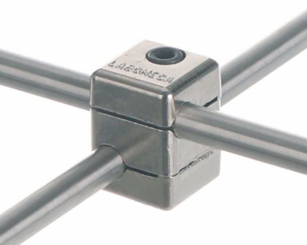 Doppelmuffe viereckig, Laboral-Aluminiumlegierung