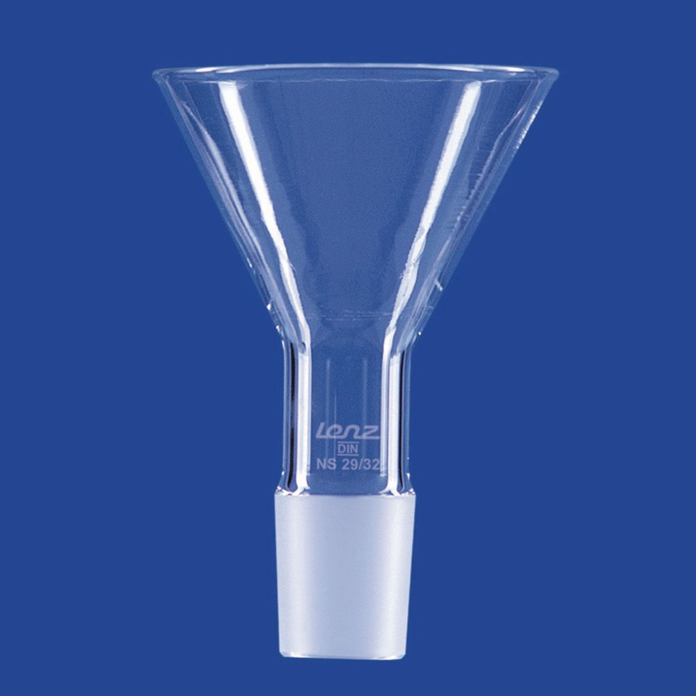 Pulvertrichter mit NS-Kern, DURAN<sup>®</sup>-Rohr