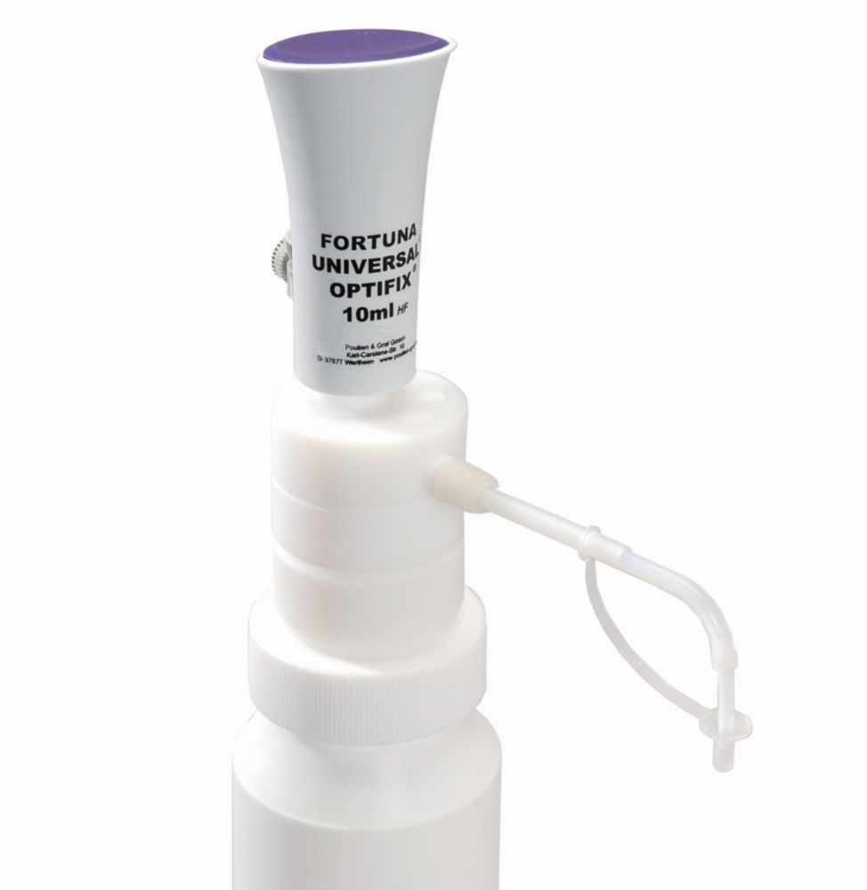 Flaschenaufsatz-Dispenser FORTUNA UNIVERSAL<sup>®</sup> OPTIFIX<sup>®</sup> HF