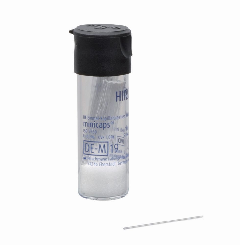 Mikro-Einwegpipetten, DURAN<sup>&reg;</sup>, minicaps<sup>&reg;</sup> end-to-end