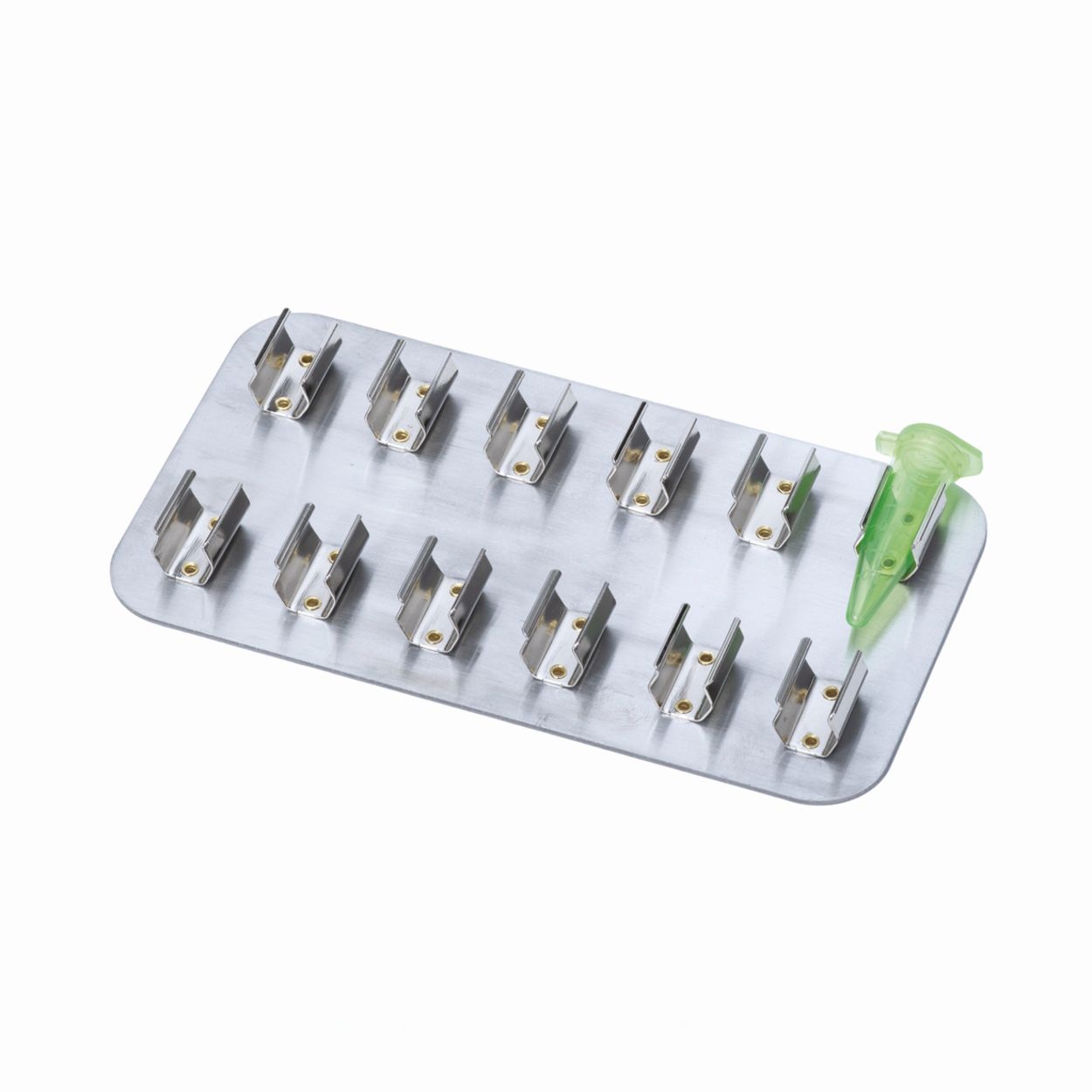 Klammerplatten für Röhrchen