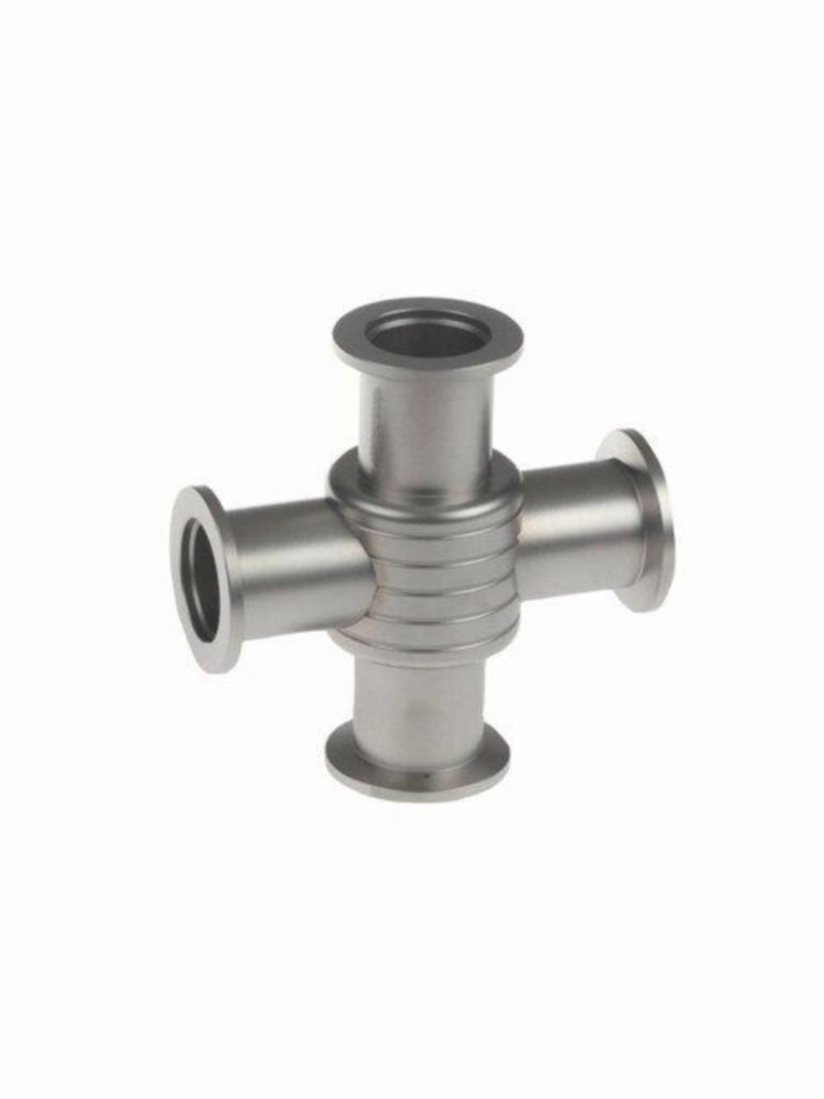 Kreuzstück, Edelstahl, KF DN 40/40/40/40
