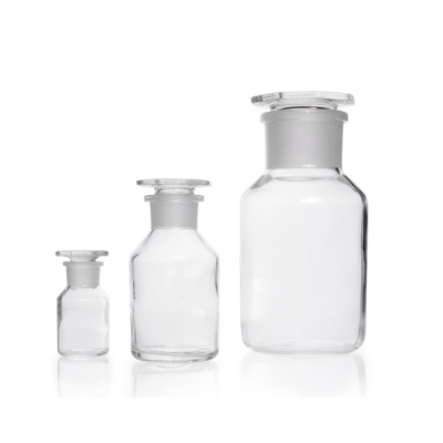 Steilbrust-Weithalsstandflaschen, Kalk-Natron-Glas