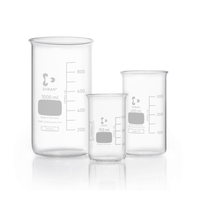 Becherglas, DURAN<sup>®</sup>, hohe Form, ohne Ausguss