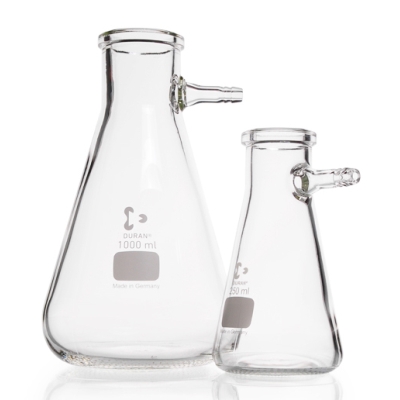 DURAN<sup>®</sup> Saugflasche mit Glas-Olive, Erlenmeyerform