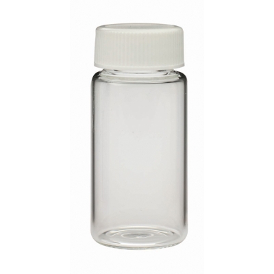 Szintillationsfläschchen, Borosilikatglas, Kappen montiert