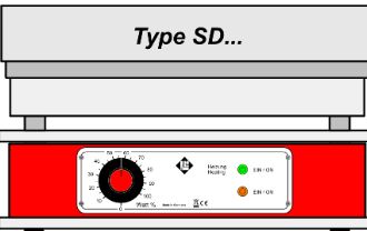 Sandbad SD mit Leistungssteller und Anschlusskabel