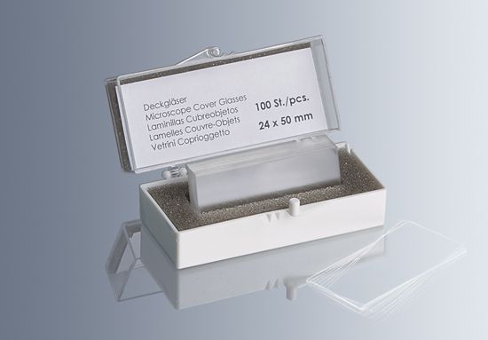 Deckgl&auml;ser, rechteckig