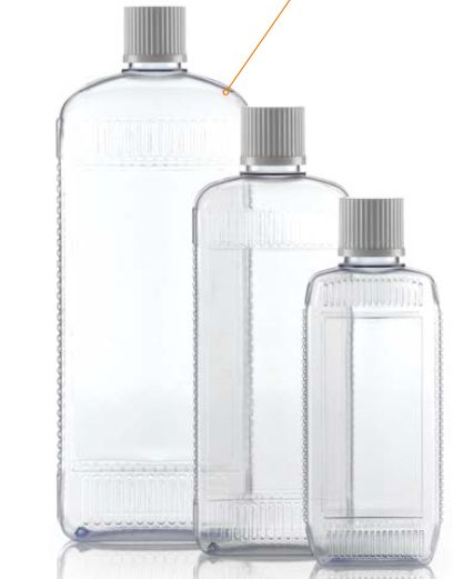 Vierkantflaschen ohne Verschluss, PVC, Serie 310