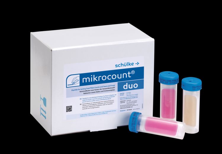 Keimindikator mikrocount<sup>®</sup> duo, Abklatschplatten