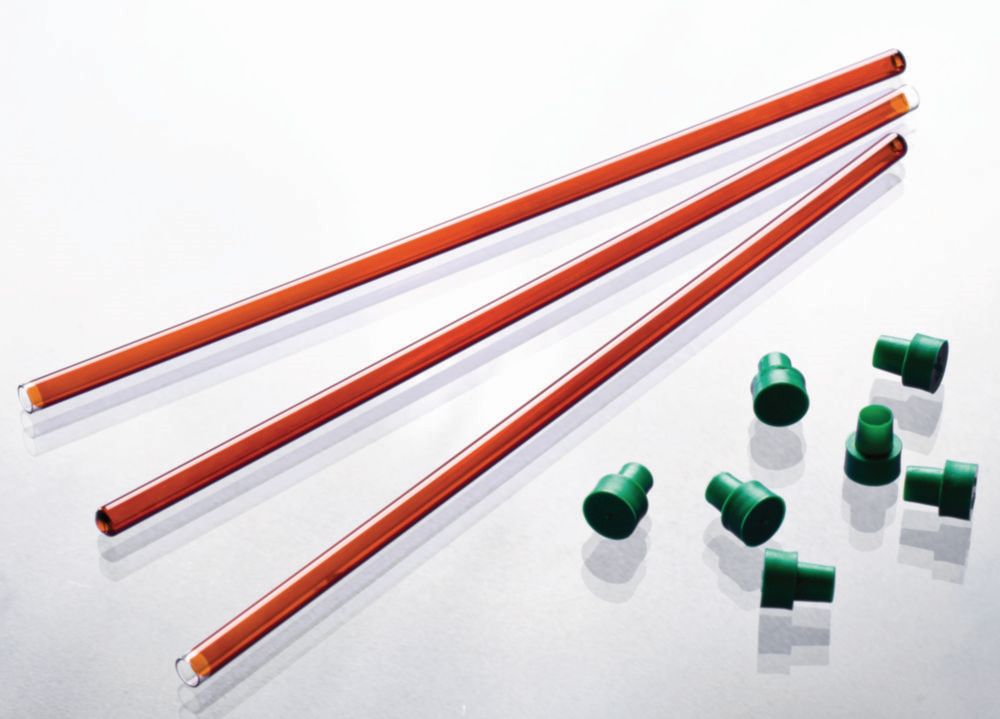 NMR-R&ouml;hrchen, Durchmesser 3 und 5 mm, Borosilikatglas 3.3, mit UV-Schutz