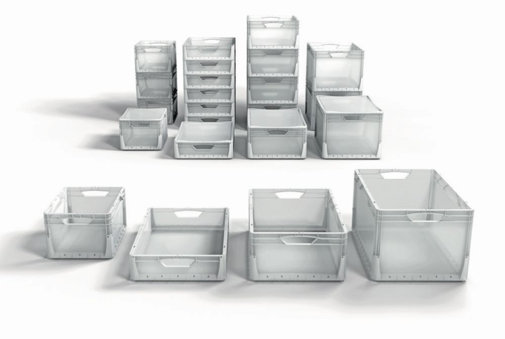 Euronormboxen, PP, stapelbar