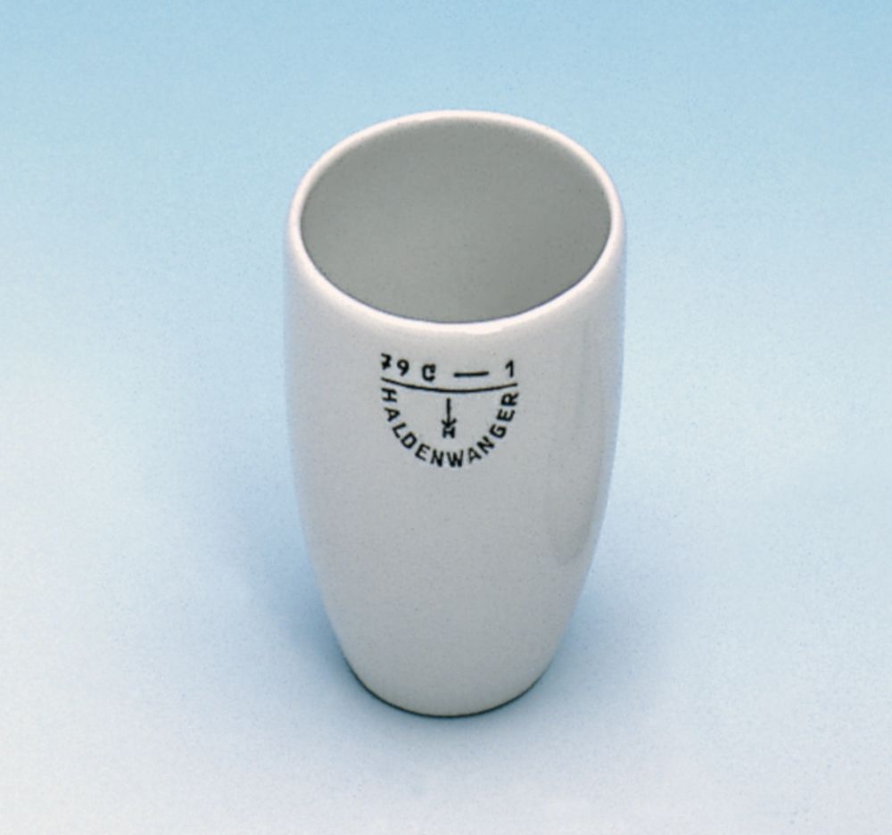 Tiegel, Porzellan, hoch