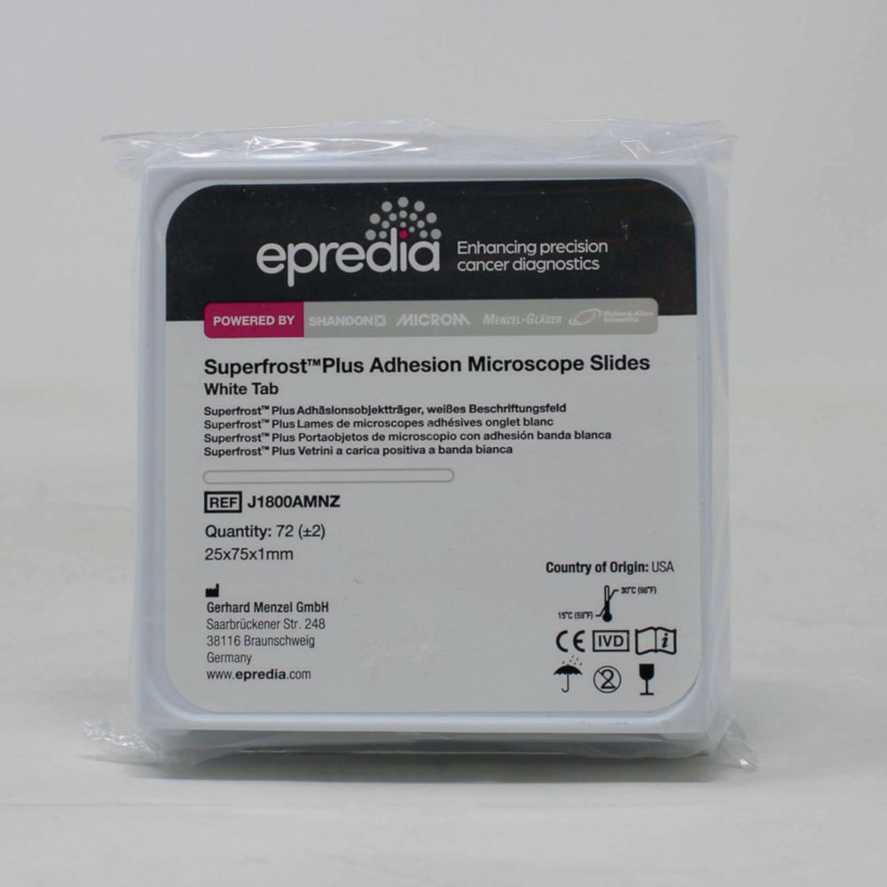 Adhäsionsobjektträger SuperFrost<sup>®</sup> Plus