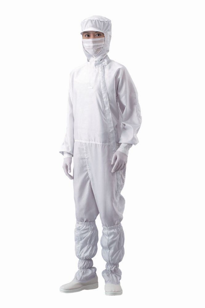 Overall für Reinraum ASPURE, seitlicher Reißverschluss, Polyester