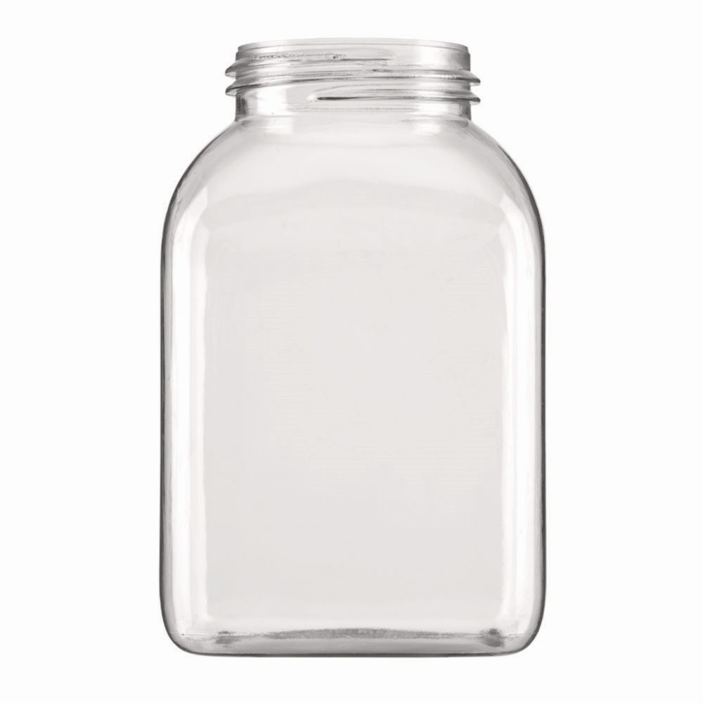 Vierkant-Weithalsbehälter ohne Verschluss, Serie 310, PETG