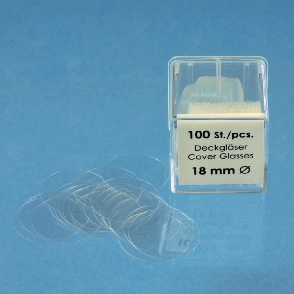 Deckgläser, rund