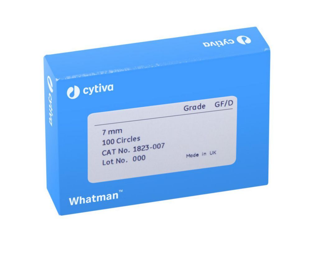 Glasfaser Filter Typ GF/D, Rundfilter
