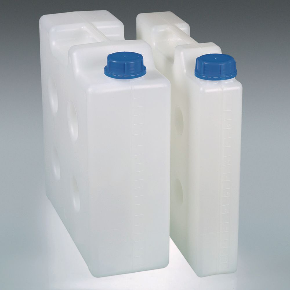 Raumsparkanister Flachmann LaboPlast<sup>®</sup>, PP, ohne Gewindestutzen