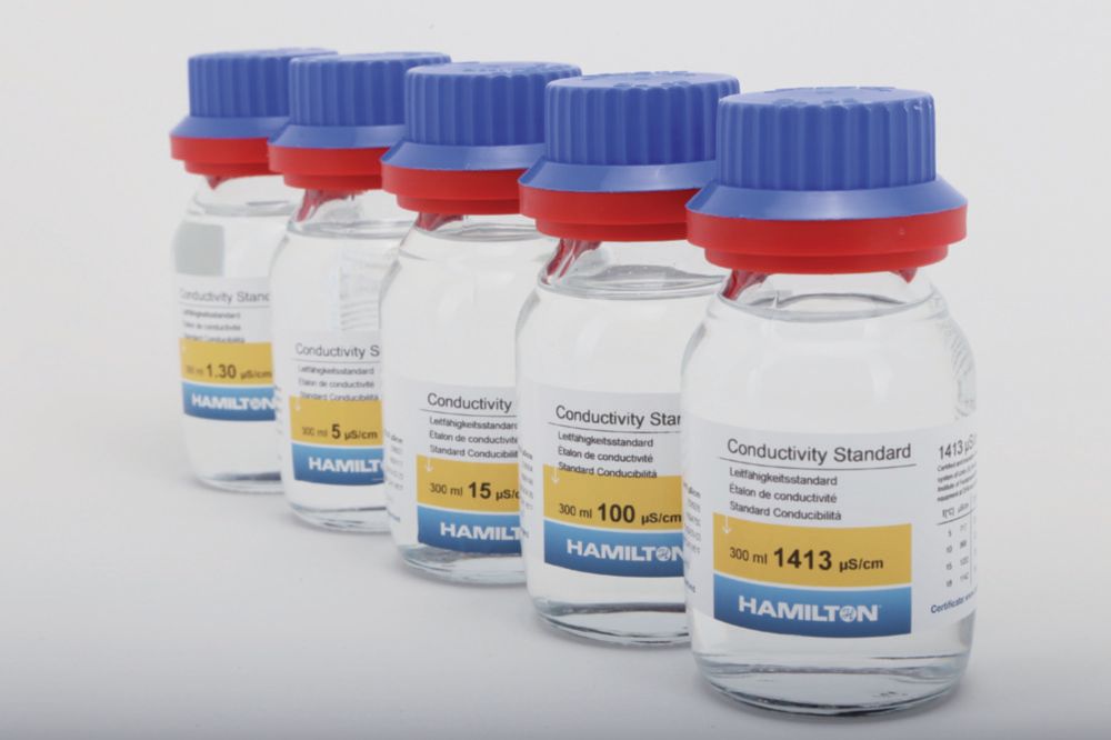 Leitfähigkeitsstandards mit zertifizierter Genauigkeit