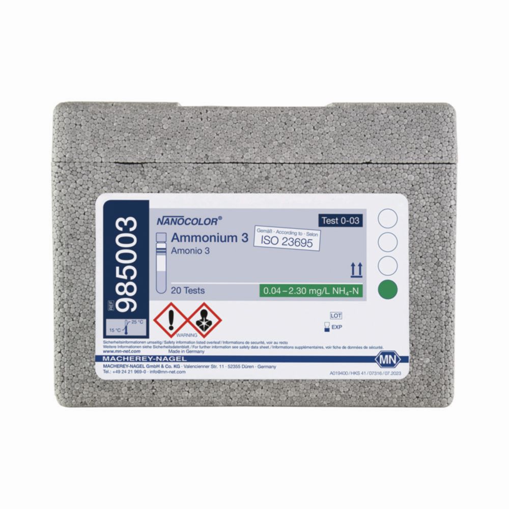 Rundküvettentests NANOCOLOR<sup>®</sup> Ammonium
