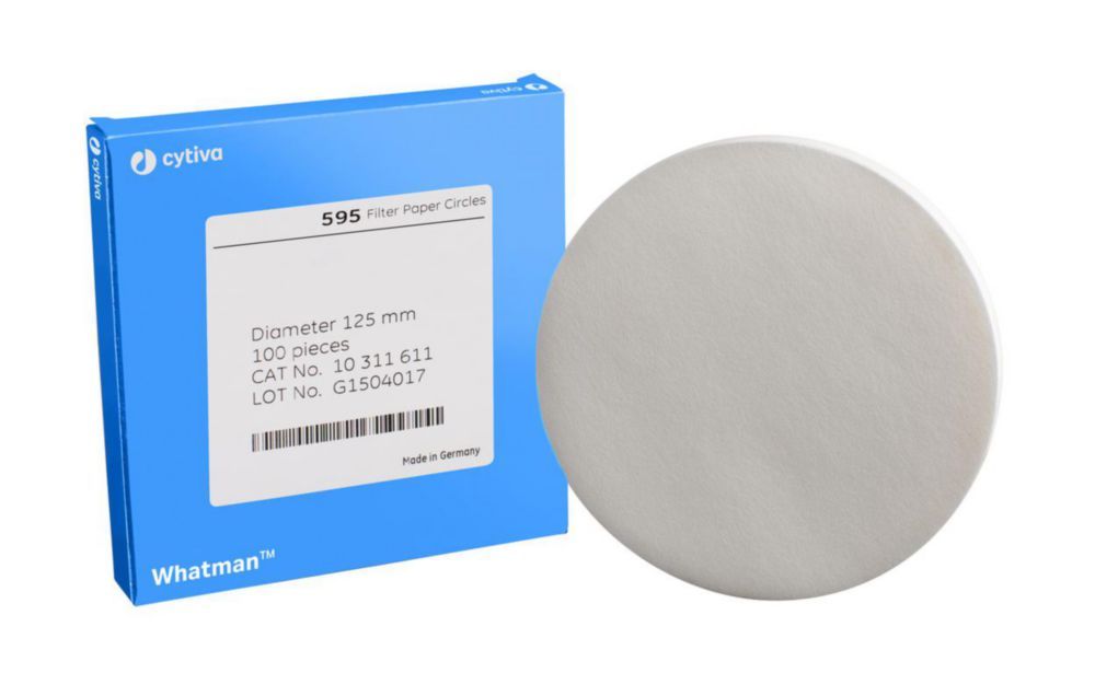 Filtrierpapiere Sorte 595, qualitativ, Rundfilter